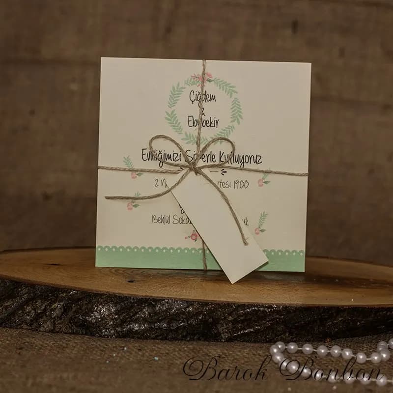 Barok Bonbon Davetiye - İstanbul Davetiye Firması - fotoğraf 10