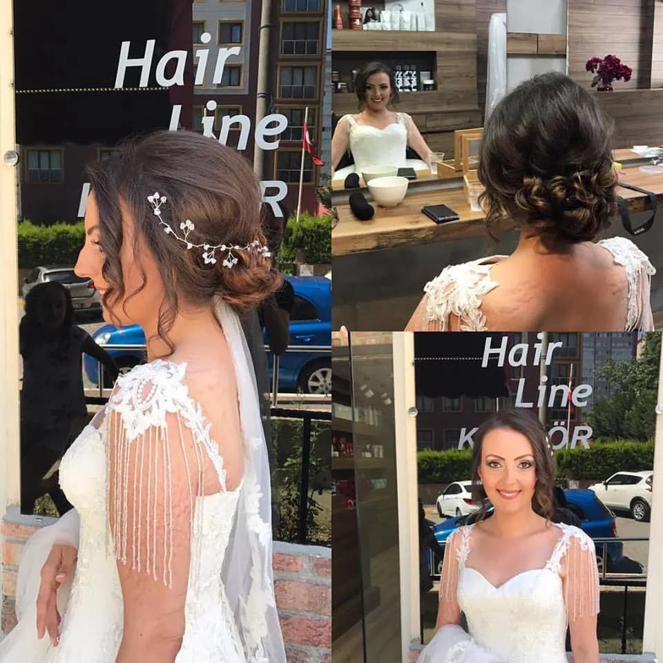 Hair Line Kuaför - İstanbul Gelin Saç & Makyaj Uzmanı - fotoğraf 2